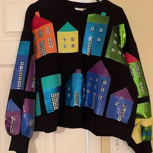 Queen of sparkles  Houses sweatshirt . New with tags